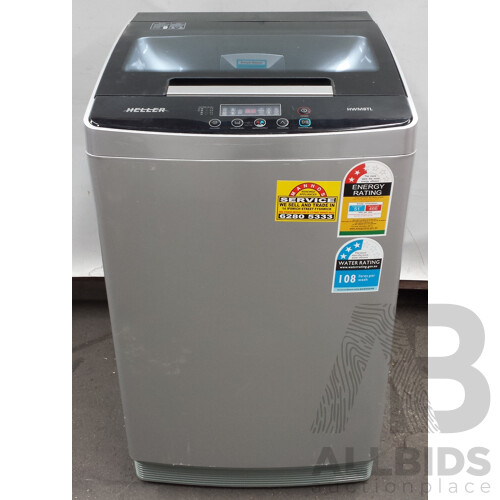 Heller Fully Automatic 8.0Kg Washing Machine HWM8TL