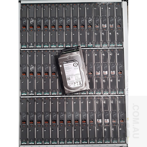 Dell (SP-2584) Compellent SC280 Dense Enclosure 84-Bay SAS Hard Drive Array (336TB Installed) with SAS Modules