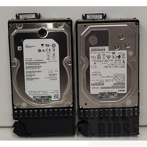 HP (ST2000NM0045) 2TB SAS & HGST (0F22961) 2TB SAS Hard Drives