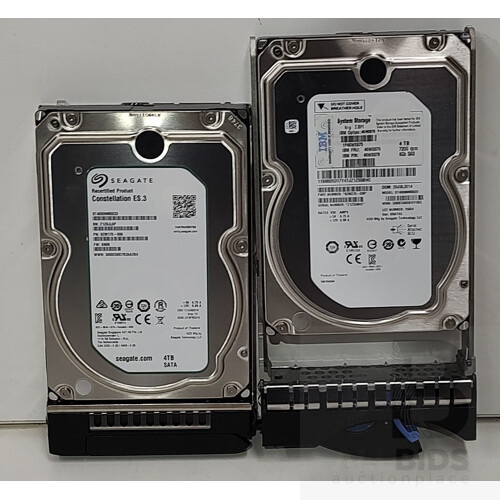 4TB Hard Drives - Lot of Two