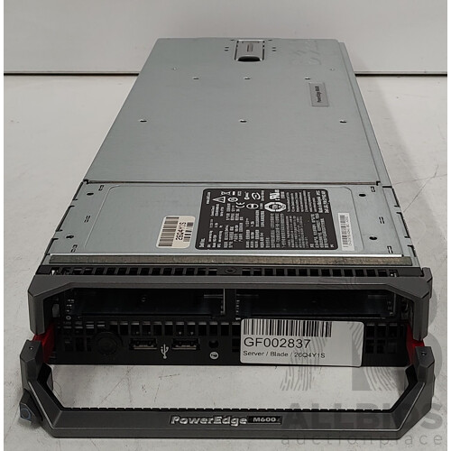 Dell PowerEdge M600 Dual Intel Xeon (E5430) 2.66GHz 4-Core CPU Blade Server