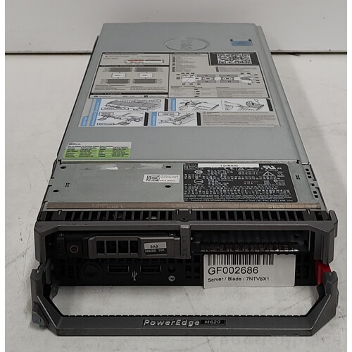 Dell PowerEdge M620 Dual Intel Xeon (E5-2660) 2.2GHz-3.0GHz 8-Core CPU Blade Server