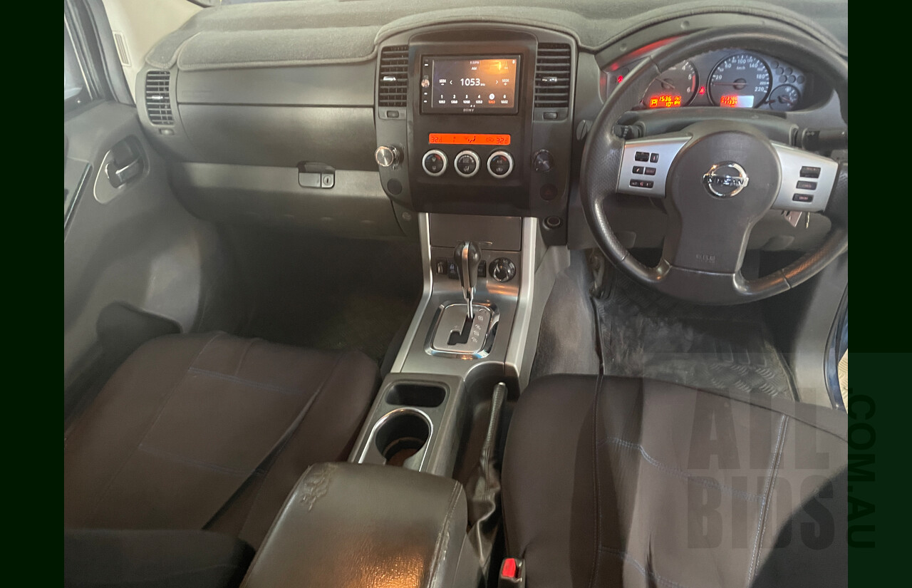6/2012 Nissan Navara ST (4x4) D40 MY12 Dual Cab P/Up Blue 2.5L