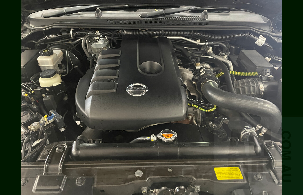 6/2012 Nissan Navara ST (4x4) D40 MY12 Dual Cab P/Up Blue 2.5L