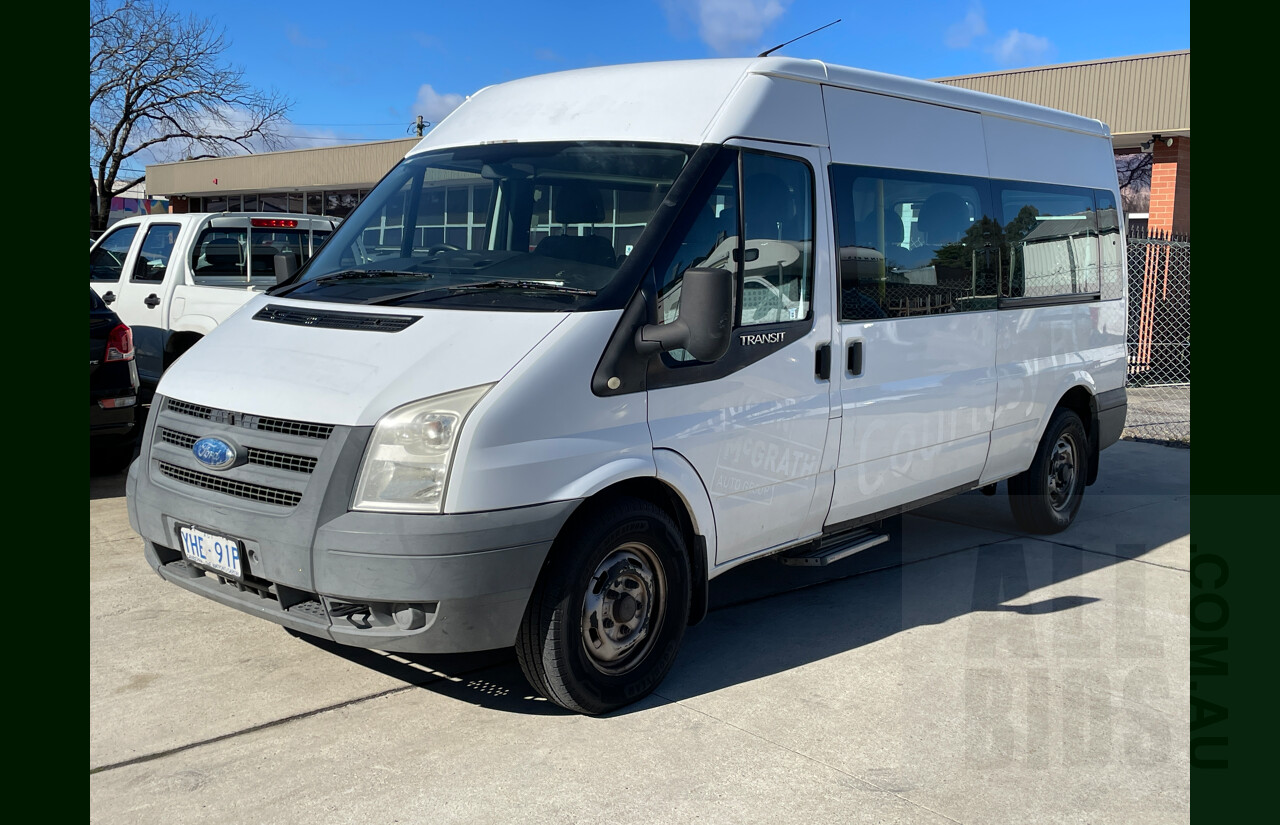 6/2010 Ford Transit 12 SEAT VM MY08 Bus White 2.4L