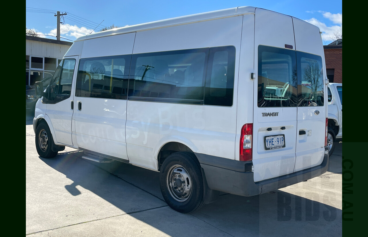 6/2010 Ford Transit 12 SEAT VM MY08 Bus White 2.4L