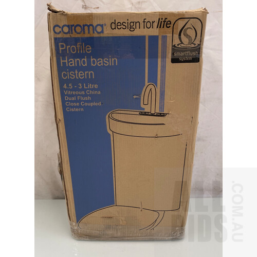 Caroma Profile 5 Cistern With Integrated Hand Basin