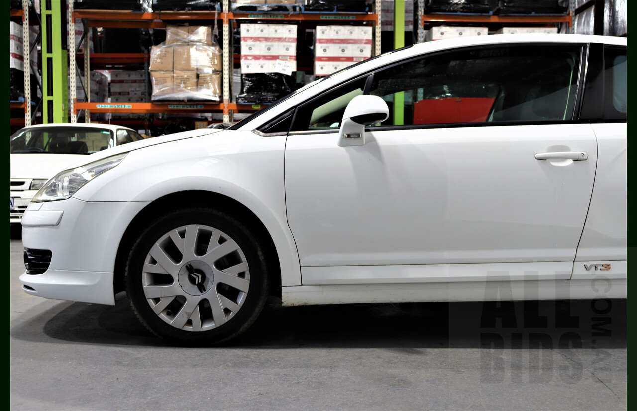 5/2005 Citroen C4 VTS 2d Coupe White 2.0L