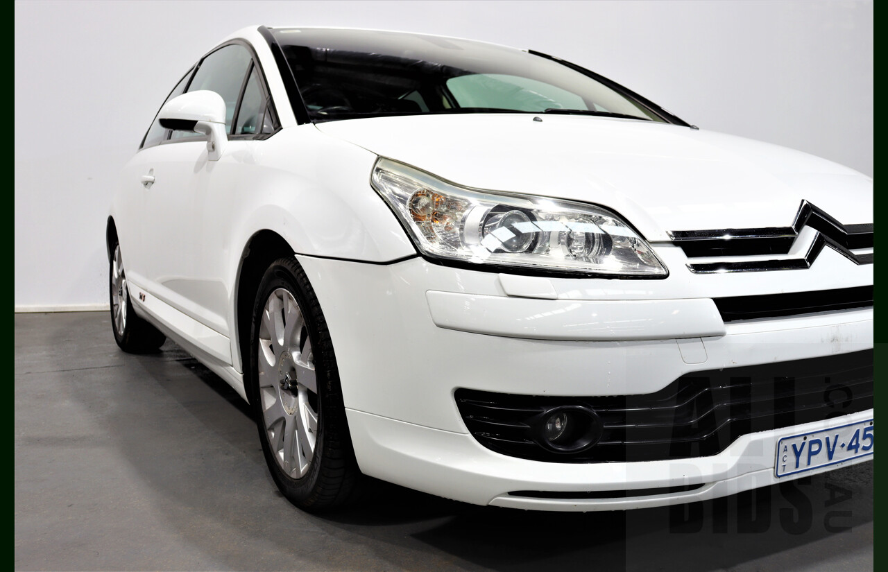 5/2005 Citroen C4 VTS 2d Coupe White 2.0L