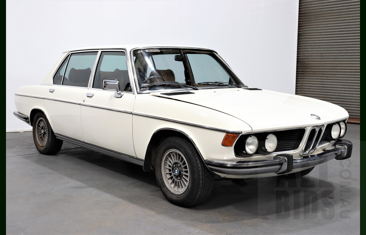 6/1976 BMW E3 (New-Six) 3.0LA 4d Sedan White 3.0L