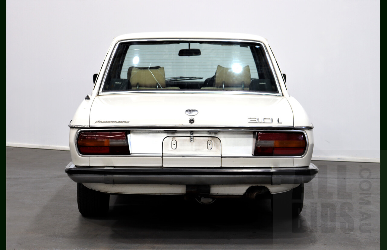 6/1976 BMW E3 (New-Six) 3.0LA 4d Sedan White 3.0L