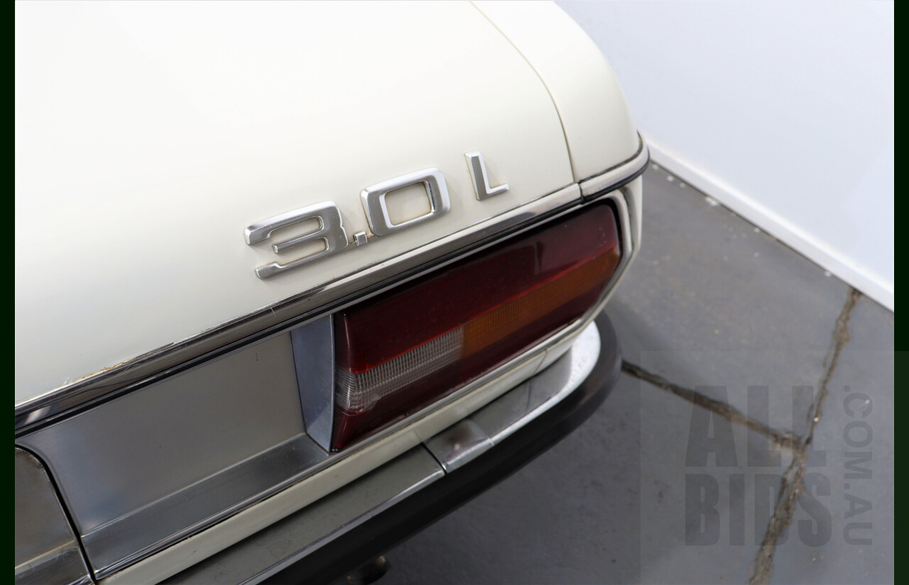 6/1976 BMW E3 (New-Six) 3.0LA 4d Sedan White 3.0L