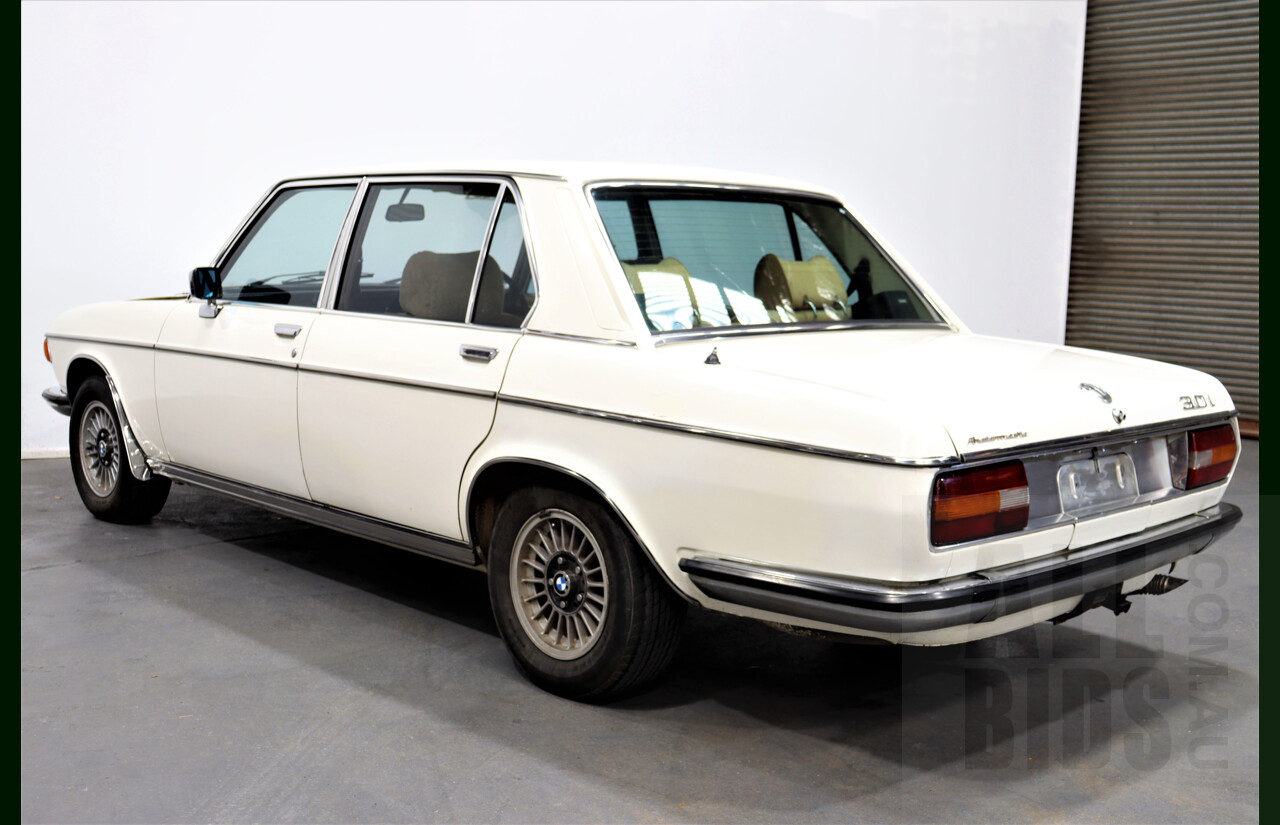 6/1976 BMW E3 (New-Six) 3.0LA 4d Sedan White 3.0L