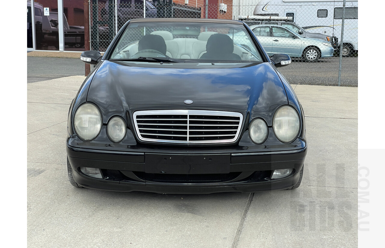 8/2002 Mercedes-Benz CLK320 Elegance 2d Cabriolet Black 3.2L