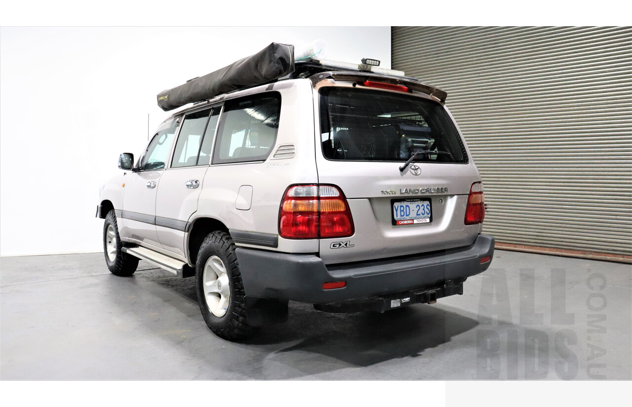 6/2000 Toyota Landcruiser GXL (4x4) FZJ105R 4d Wagon Silver 4.5L