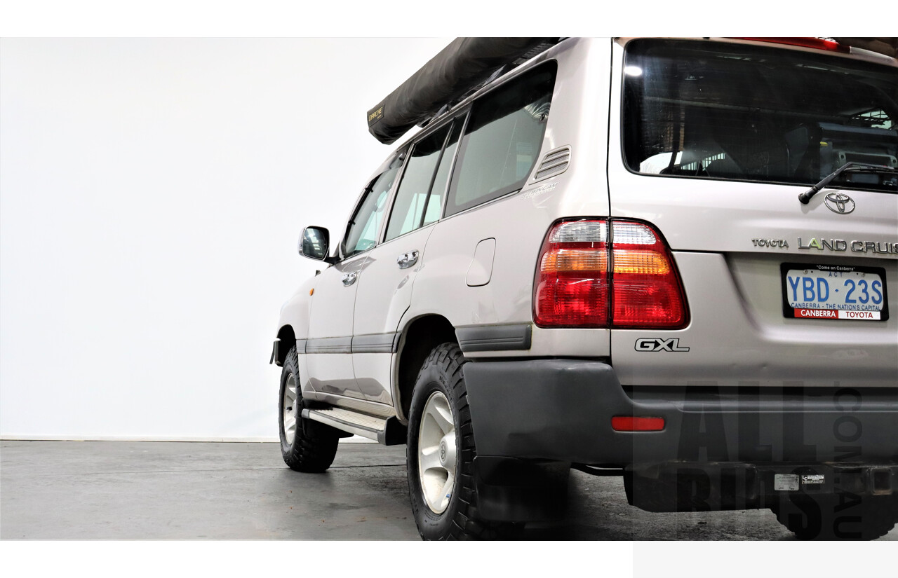6/2000 Toyota Landcruiser GXL (4x4) FZJ105R 4d Wagon Silver 4.5L