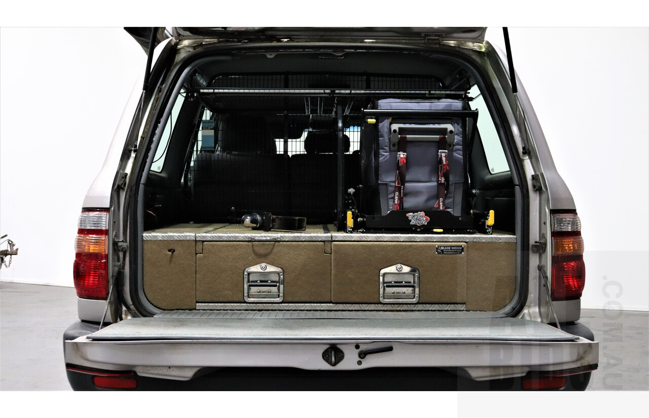 6/2000 Toyota Landcruiser GXL (4x4) FZJ105R 4d Wagon Silver 4.5L