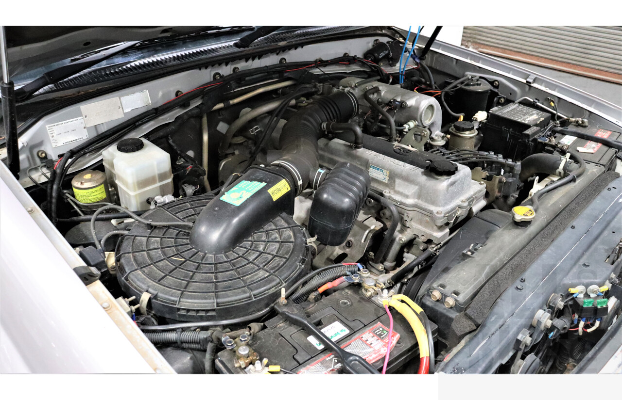 6/2000 Toyota Landcruiser GXL (4x4) FZJ105R 4d Wagon Silver 4.5L