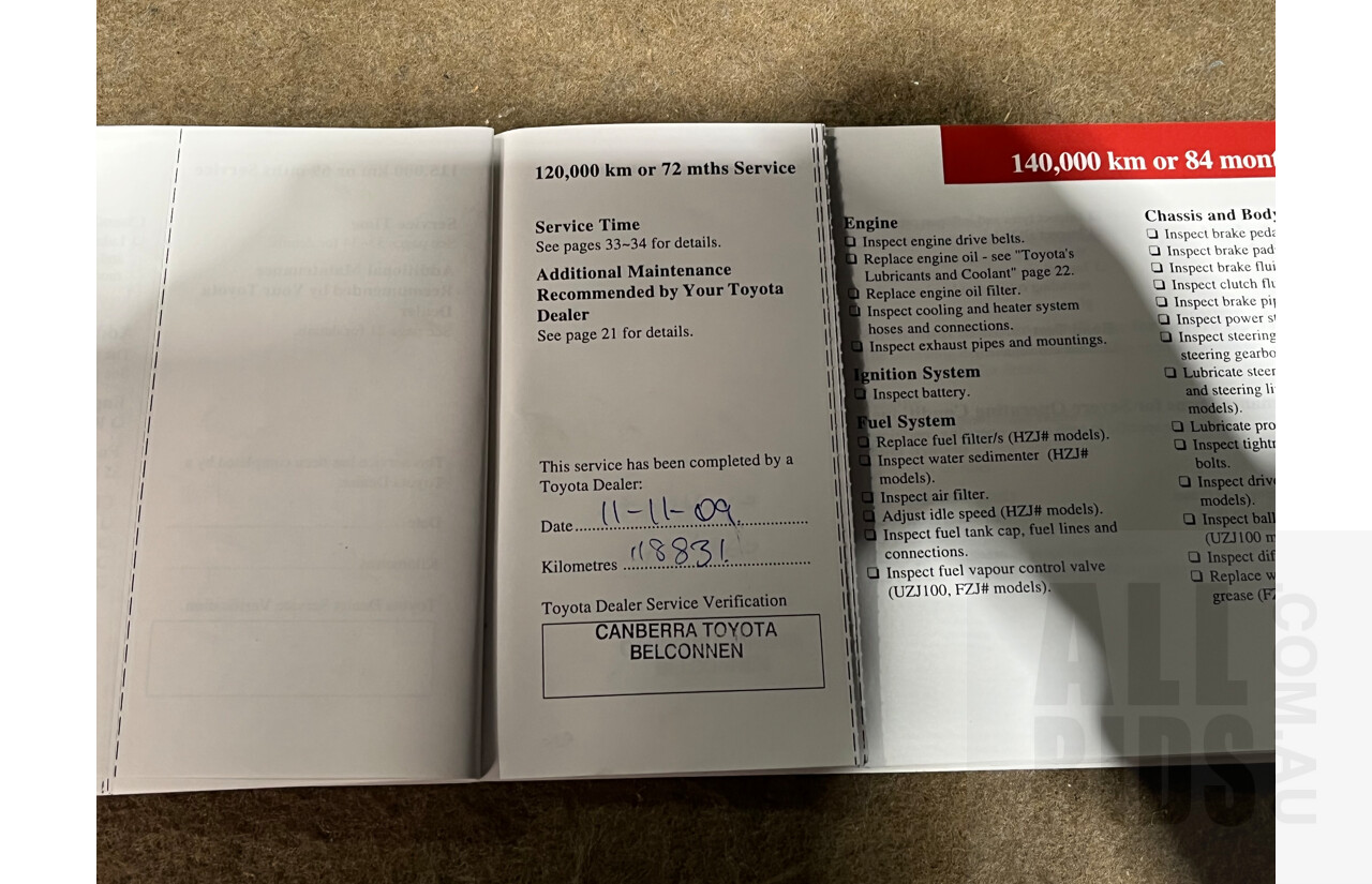 6/2000 Toyota Landcruiser GXL (4x4) FZJ105R 4d Wagon Silver 4.5L
