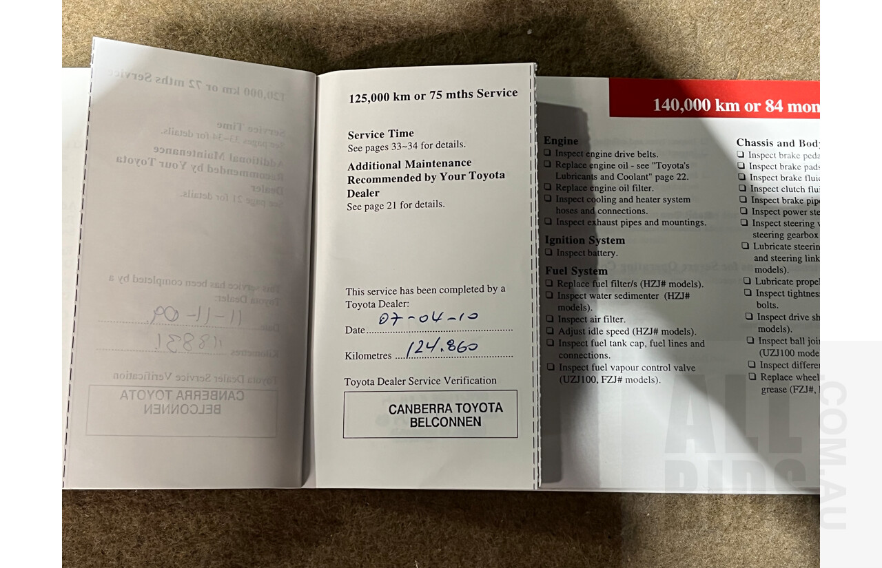 6/2000 Toyota Landcruiser GXL (4x4) FZJ105R 4d Wagon Silver 4.5L