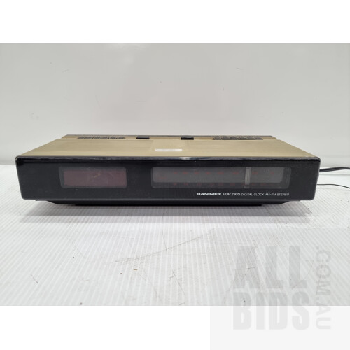 Vintage Collectables - Radio, Digital Clock/Radio, Camera and Camera Flash