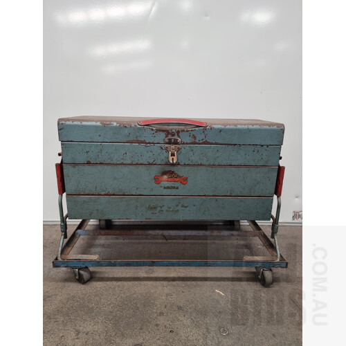 Vintage Rota Cantilever Workshop Toolbox