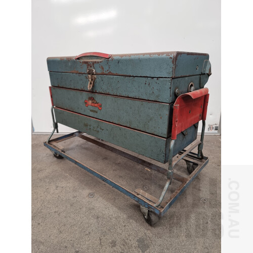 Vintage Rota Cantilever Workshop Toolbox