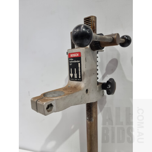 Workshop Tools - Drill Press, Hydraulic Ram and Grease Gun