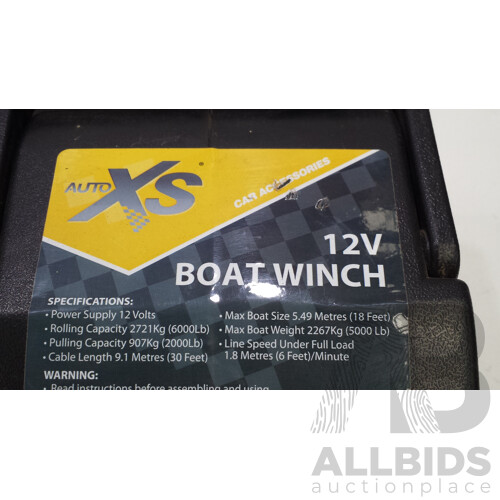 Auto XS 12 Volt Boat Winch