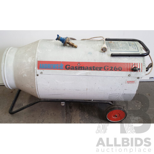 Andrews Gasmaster G260 Direct Fired Gas Space Heater