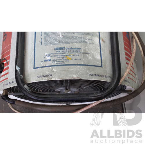 Andrews Gasmaster G260 Direct Fired Gas Space Heater