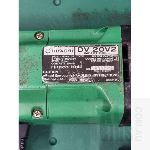 Hitachi DV20V2 Impact Drill