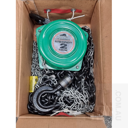 Beaver 3G Chain Block Winch - 2 Tonne