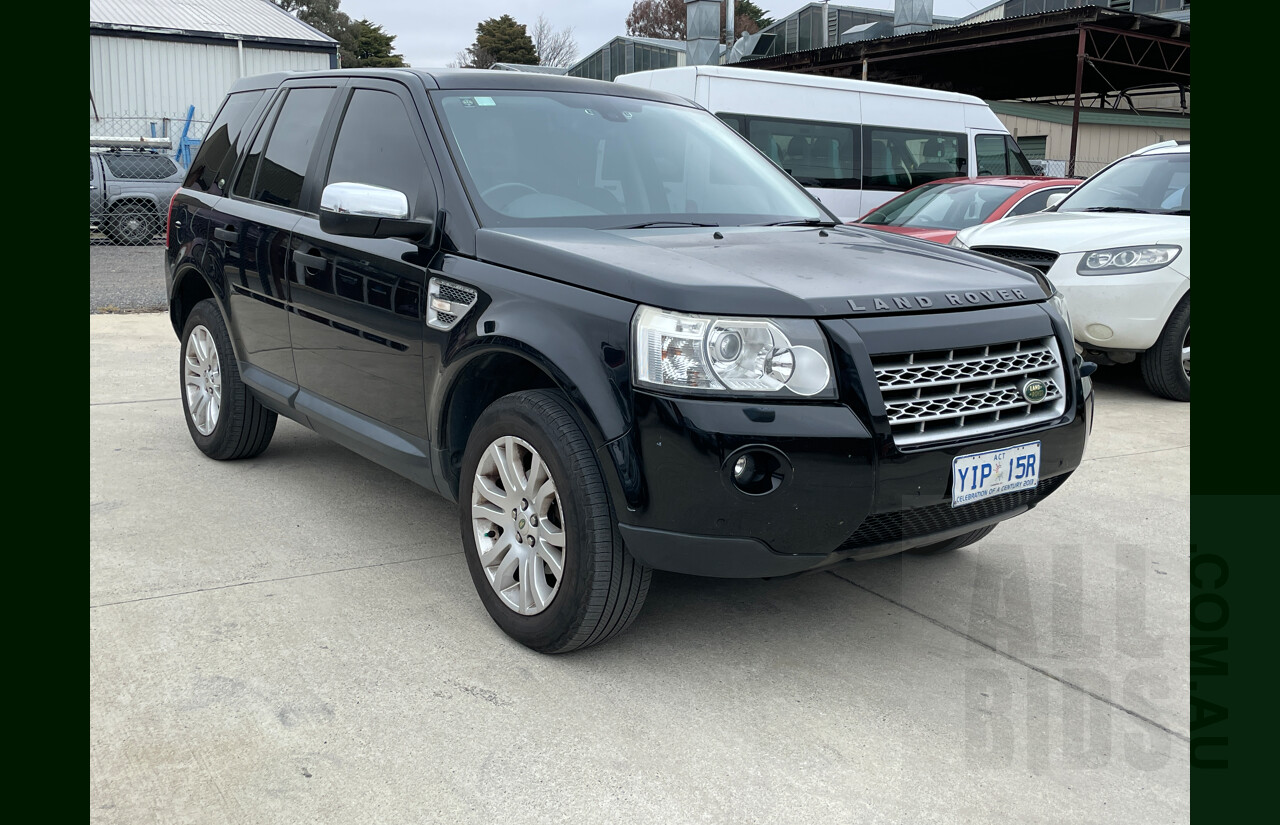6/2009 Land Rover Freelander 2 HSE (4x4) LF MY09 4d Wagon Black 2.2L