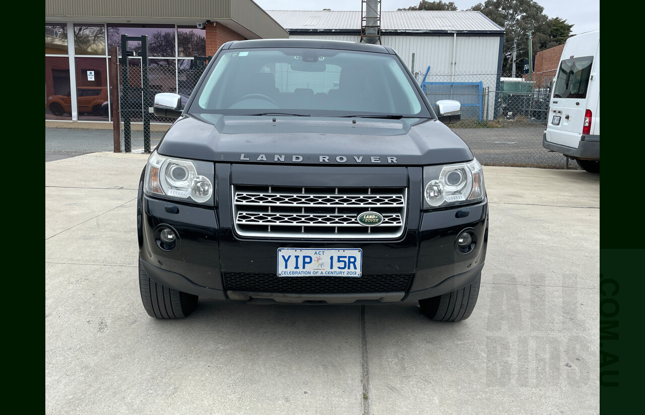 6/2009 Land Rover Freelander 2 HSE (4x4) LF MY09 4d Wagon Black 2.2L