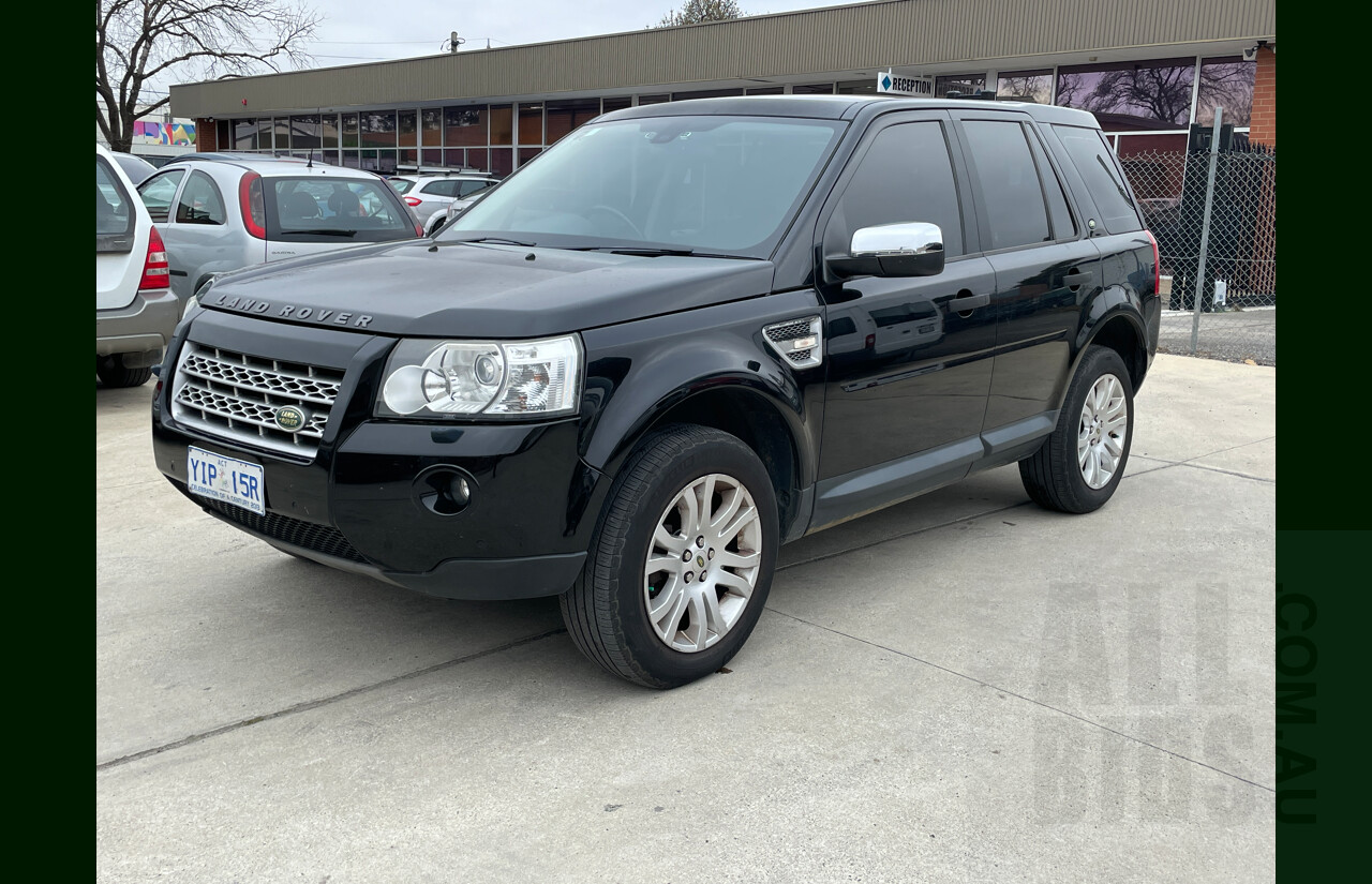 6/2009 Land Rover Freelander 2 HSE (4x4) LF MY09 4d Wagon Black 2.2L