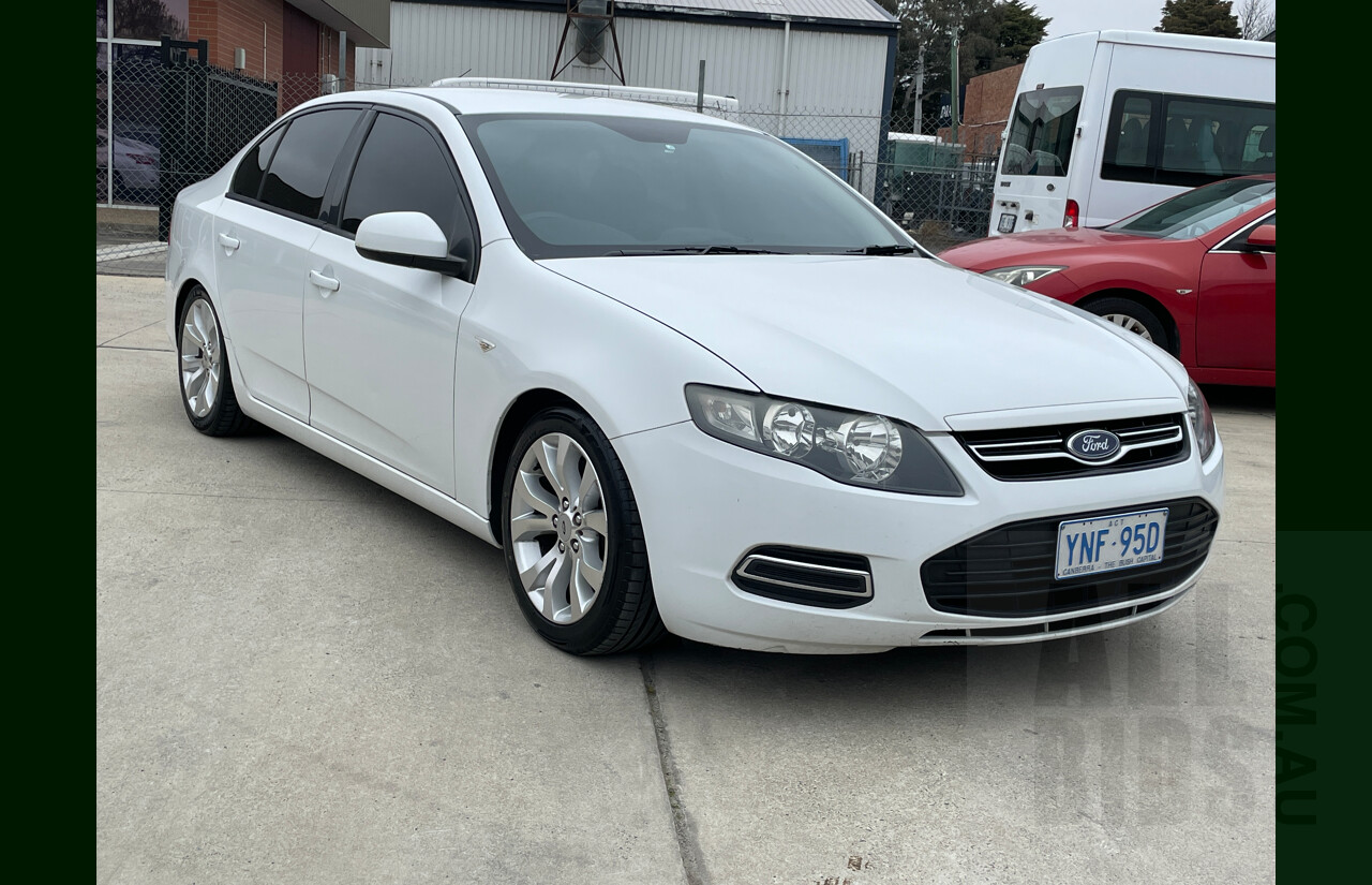 6/2012 Ford Falcon XT FG MK2 4d Sedan White 4.0L