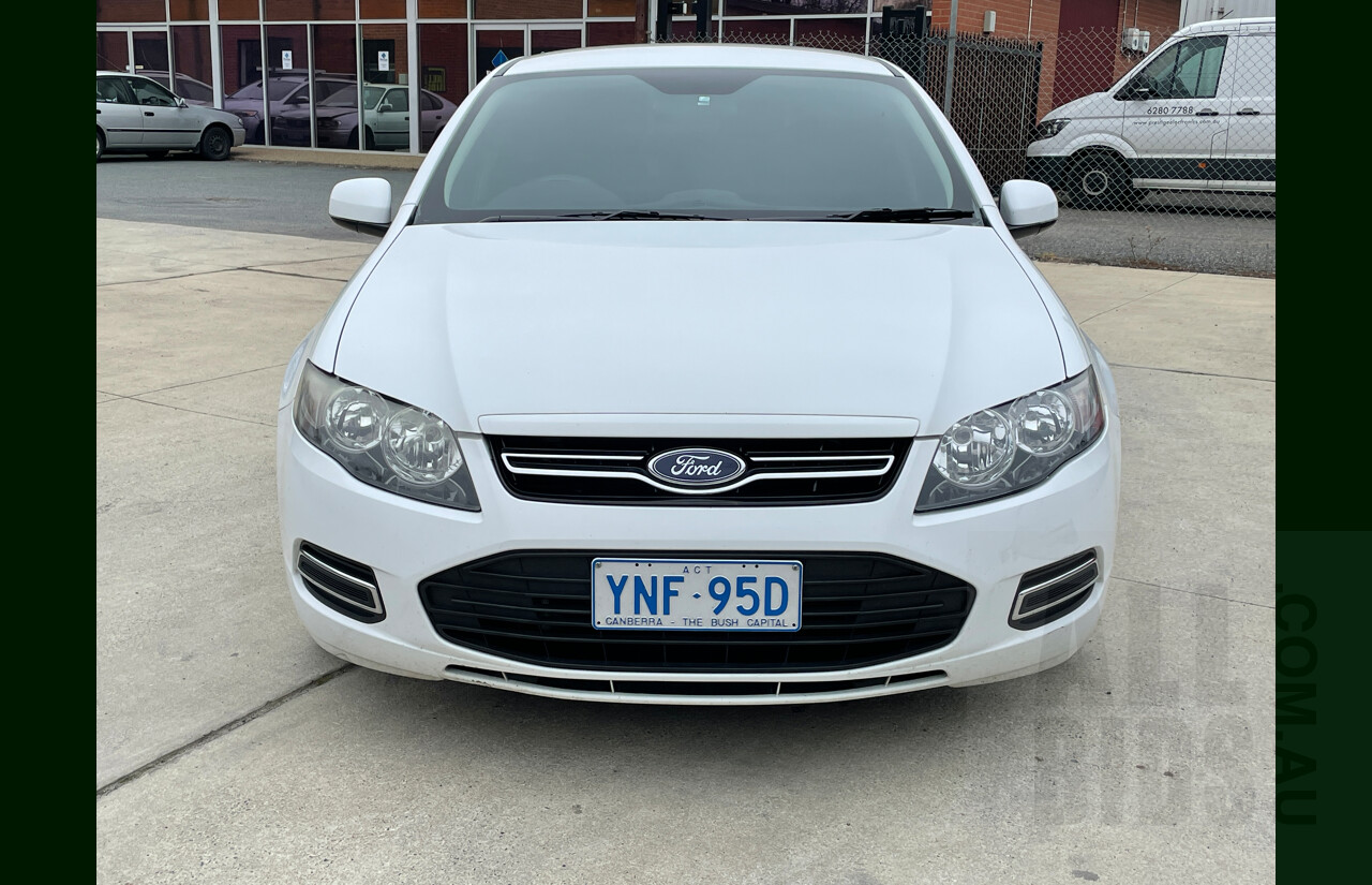 6/2012 Ford Falcon XT FG MK2 4d Sedan White 4.0L