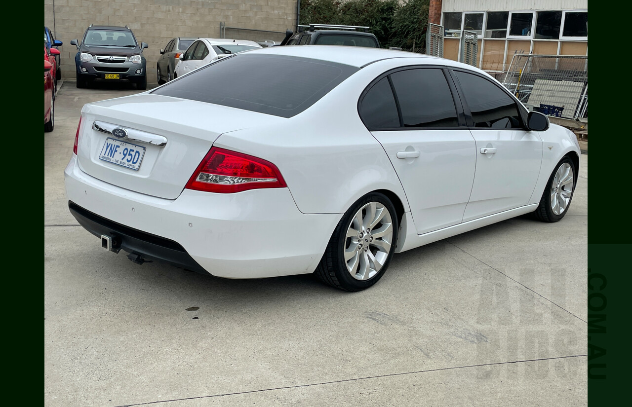 6/2012 Ford Falcon XT FG MK2 4d Sedan White 4.0L