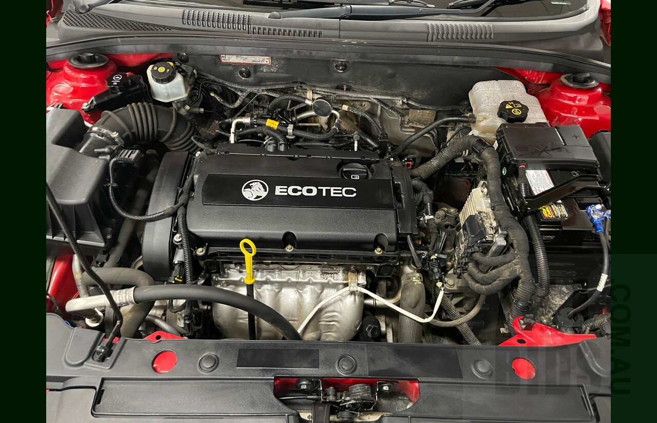 9/2013 Holden Cruze Equipe JH MY14 5d Hatchback Red 1.8L