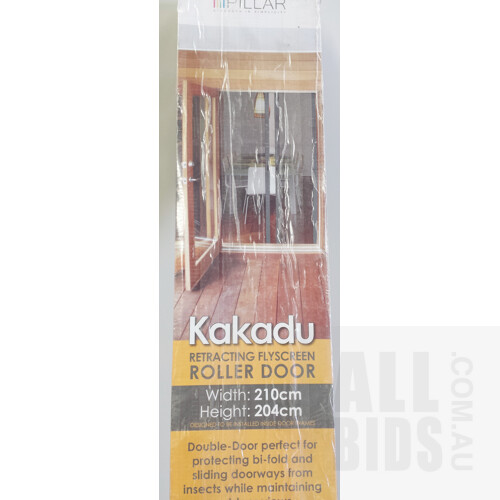 Pillar Kakadu Retracting Flyscreen Roller Door - Brand New - RRP $250.00