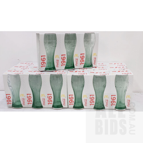McDonald's 2015 Collection Coke Glass Sets(1961) - Lot of 21