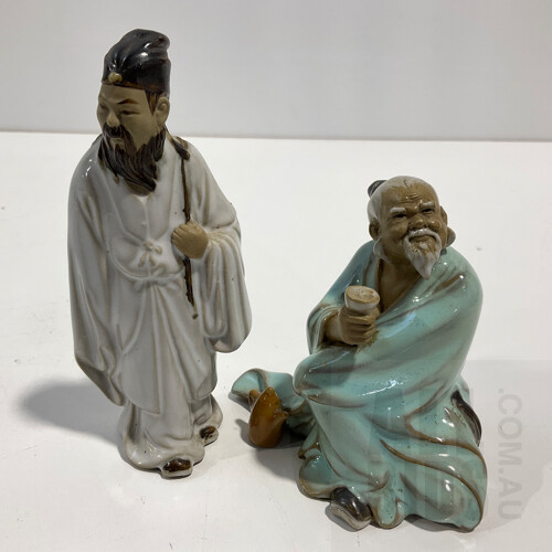 Collection of Chinese Figurines, Musicians, Sage and Other