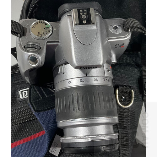 Canon Eos300v Still Film Camera in Soft Premier Zip Up Case