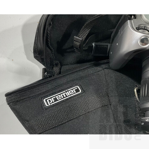 Canon Eos300v Still Film Camera in Soft Premier Zip Up Case