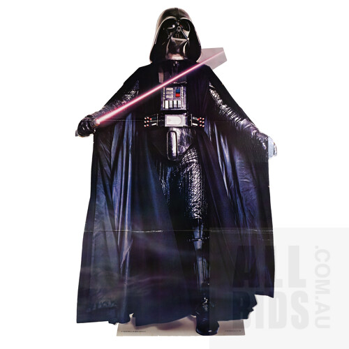 Life Size Star Wars Darth Vader, Chewbacca, CP30 and R2D2 Cardboard Stand Figure