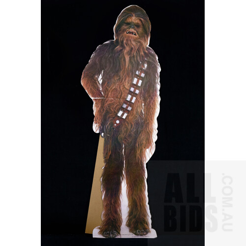 Life Size Star Wars Darth Vader, Chewbacca, CP30 and R2D2 Cardboard Stand Figure