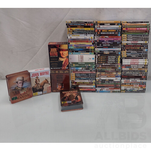 Sold Lot of 78 Assorted DVDs