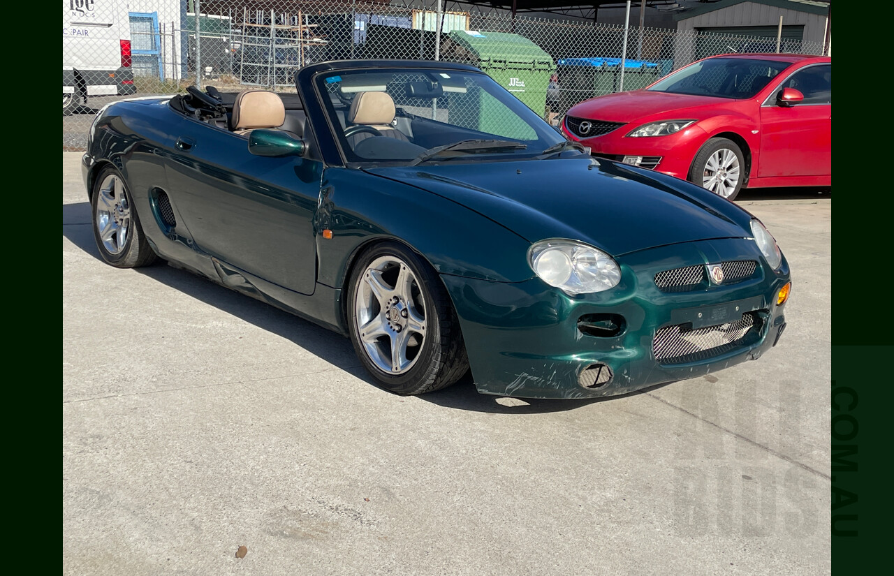 7/1998 M.G. MGF 1.8i VVC  2d Roadster Green 1.8L