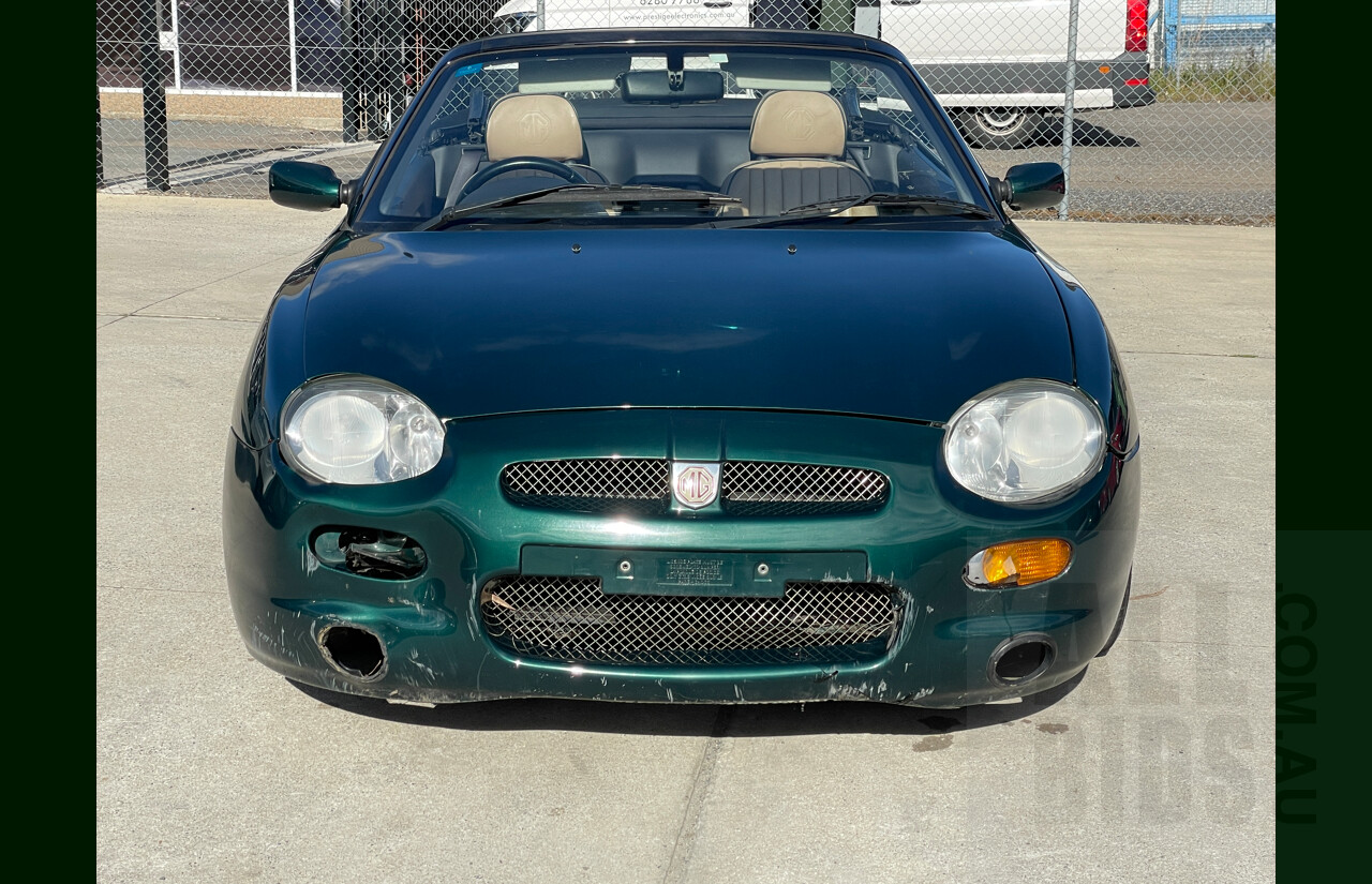 7/1998 M.G. MGF 1.8i VVC  2d Roadster Green 1.8L